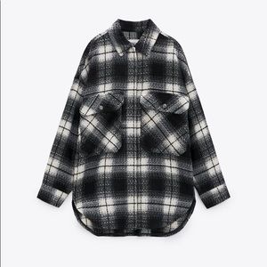 Zara plaid overshirt